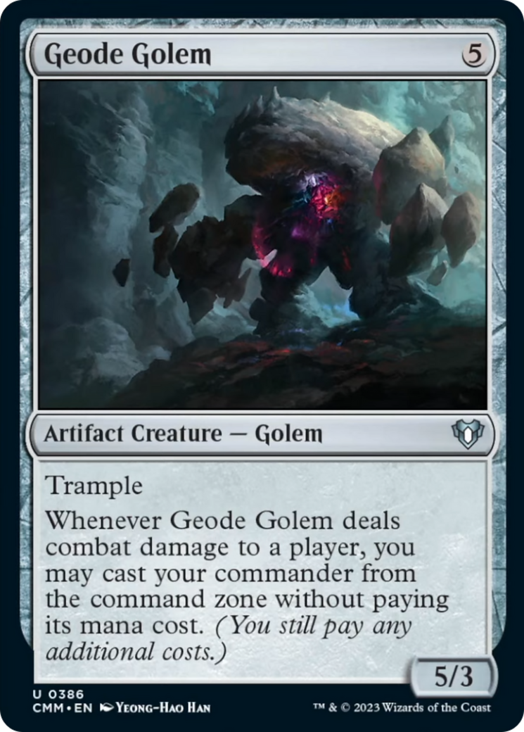 Geode Golem [Commander Masters] | Lots Moore NSW