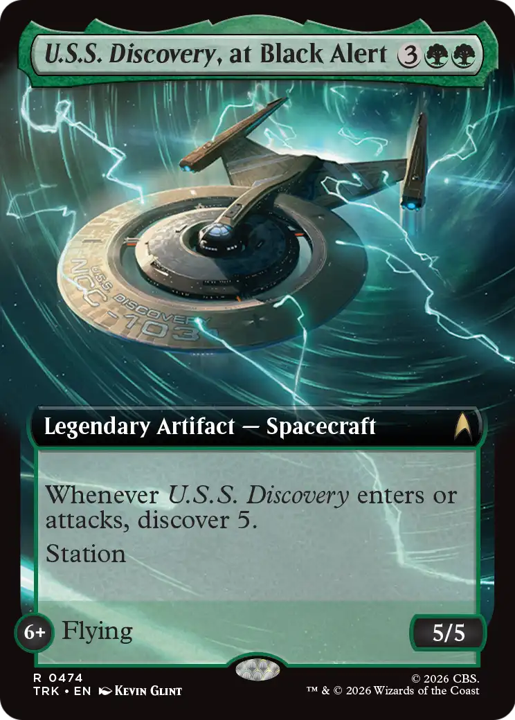 U.S.S. Discovery, at Black Alert (Extended Art) [Star Trek] | Lots Moore NSW