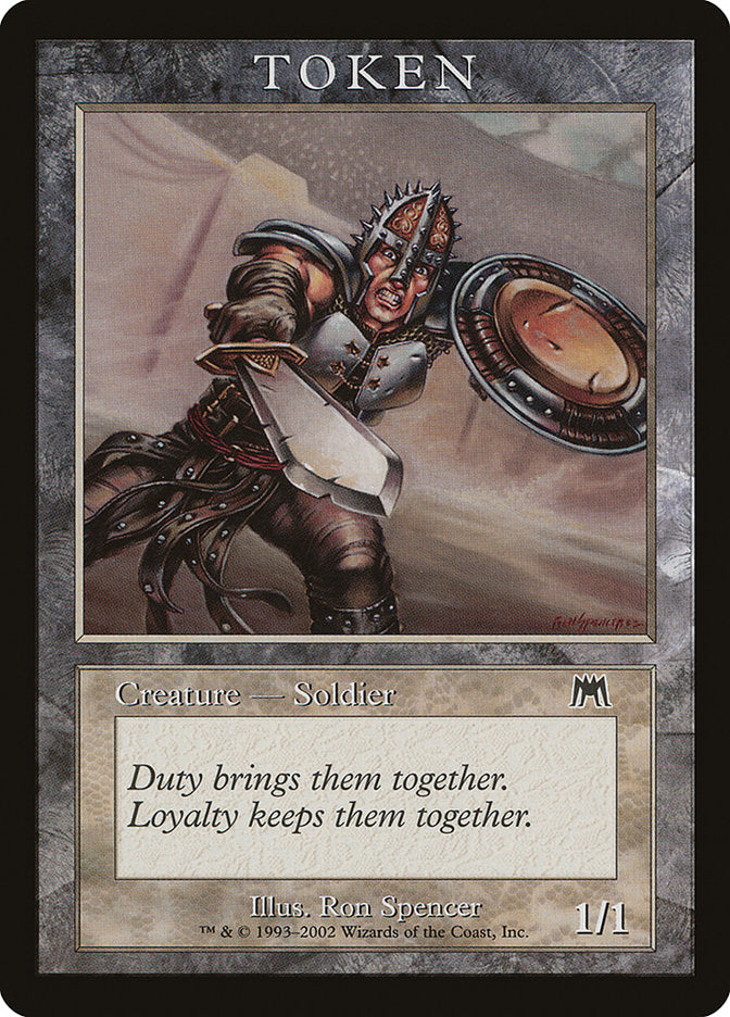 Soldier Token [Magic Player Rewards 2002] | Lots Moore NSW