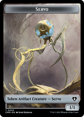 Servo // Elephant Double-Sided Token [Commander Masters Tokens] | Lots Moore NSW