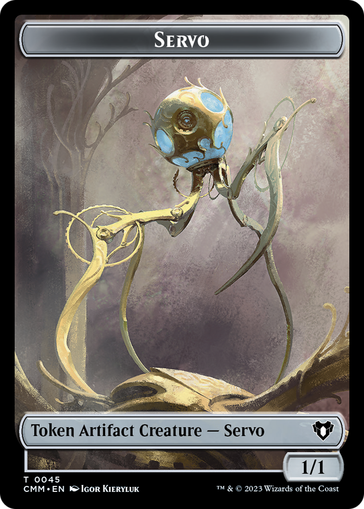 Servo // Elf Druid Double-Sided Token [Commander Masters Tokens] | Lots Moore NSW