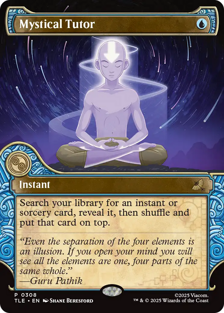 Mystical Tutor (Showcase) [Avatar: The Last Airbender: Eternal-Legal] Magic: The Gathering | Lots Moore NSW