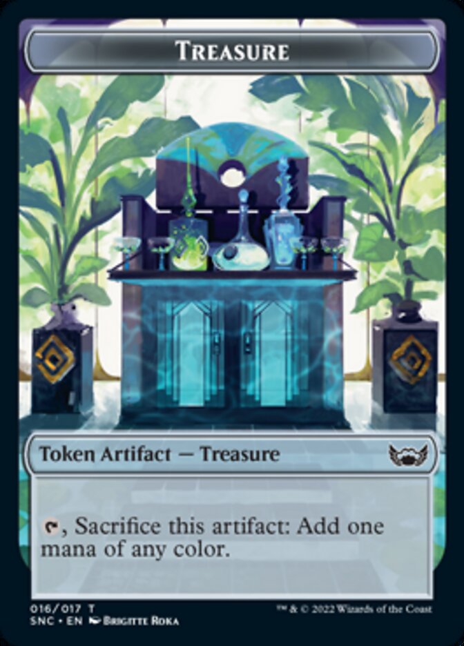 Treasure (016) // Angel Double-Sided Token [Streets of New Capenna Tokens] | Lots Moore NSW