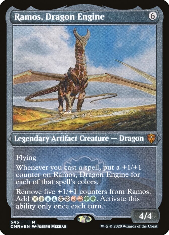 Ramos, Dragon Engine (Etched) [Commander Legends] | Lots Moore NSW