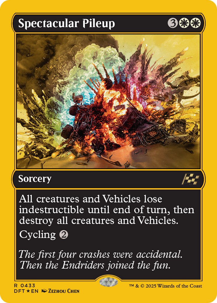 Spectacular Pileup (First-Place Foil) [Aetherdrift] | Lots Moore NSW