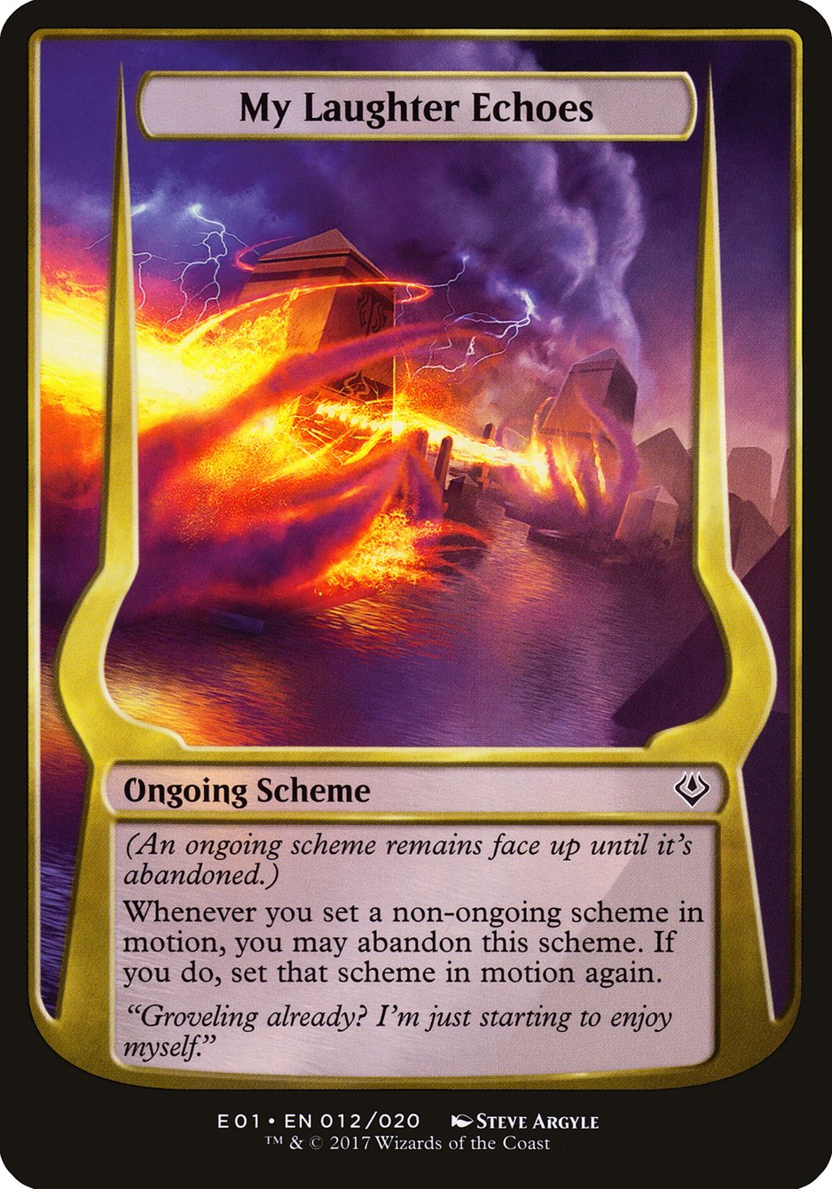 My Laughter Echoes (Schemes) [Archenemy: Nicol Bolas Schemes] | Lots Moore NSW
