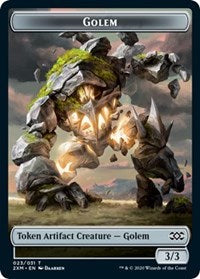 Golem // Thopter (008) Double-Sided Token [Double Masters Tokens] | Lots Moore NSW