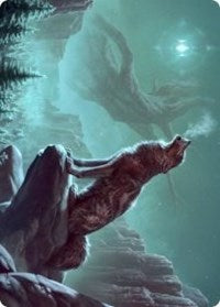 Sarulf's Packmate Art Card [Kaldheim Art Series] | Lots Moore NSW