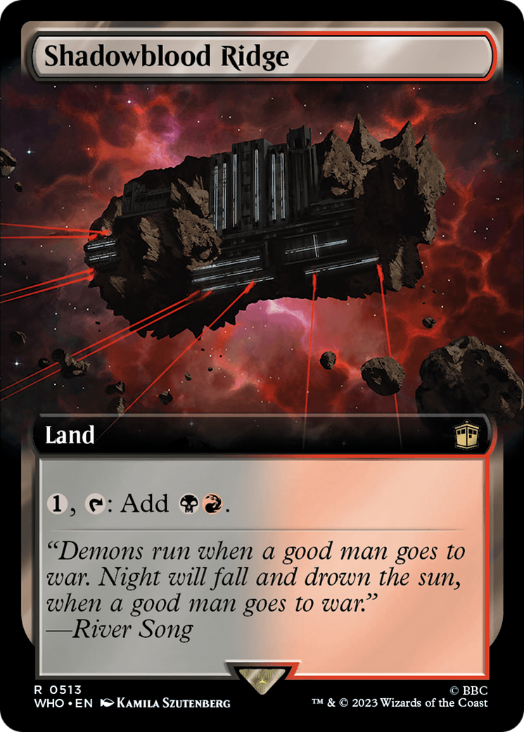 Shadowblood Ridge (Extended Art) [Doctor Who] | Lots Moore NSW