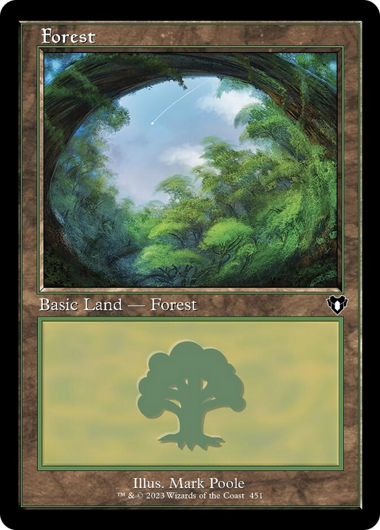 Forest (451) (Retro) [Commander Masters] | Lots Moore NSW