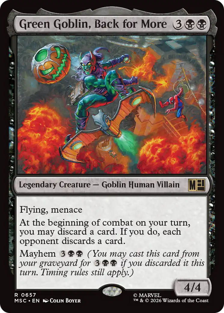 Green Goblin, Back for More [Marvel Super Heroes Commander] | Lots Moore NSW