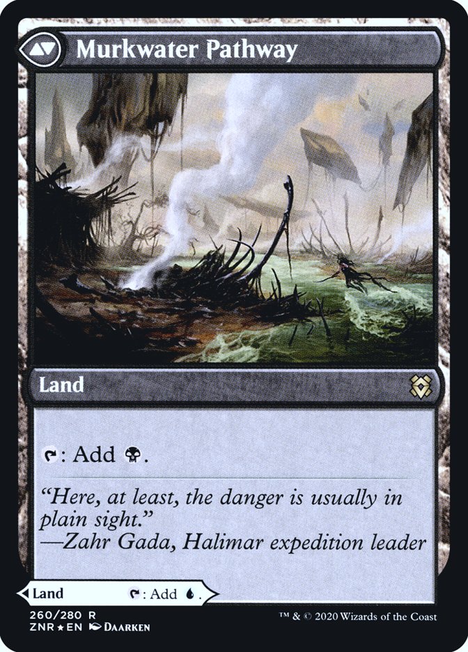 Clearwater Pathway // Murkwater Pathway [Zendikar Rising Prerelease Promos] | Lots Moore NSW