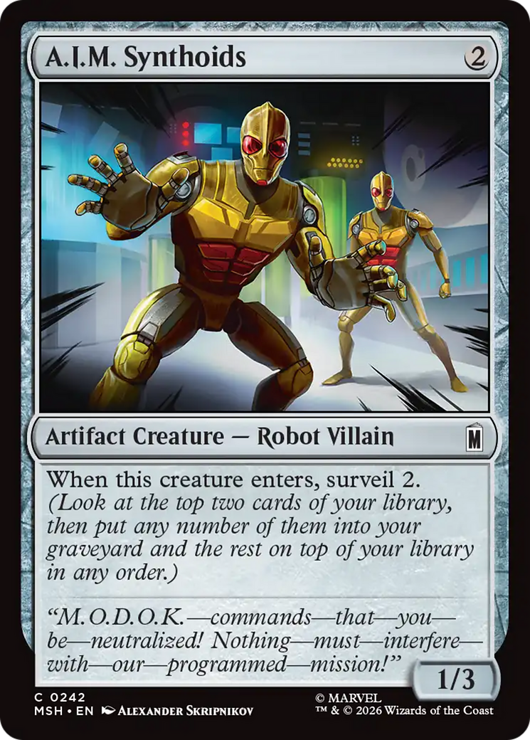 A.I.M. Synthoids [Marvel Super Heroes] | Lots Moore NSW