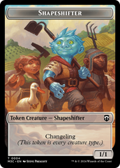 Shapeshifter (0004) // Copy Double-Sided Token [Modern Horizons 3 Commander Tokens] | Lots Moore NSW