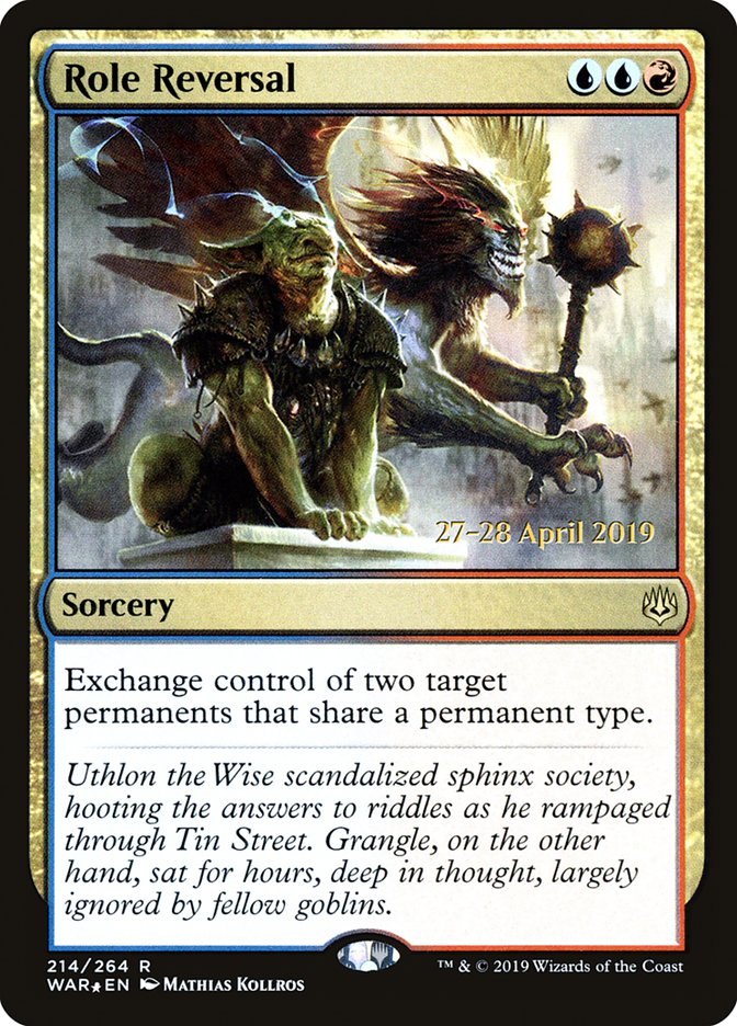 Role Reversal [War of the Spark Prerelease Promos] | Lots Moore NSW