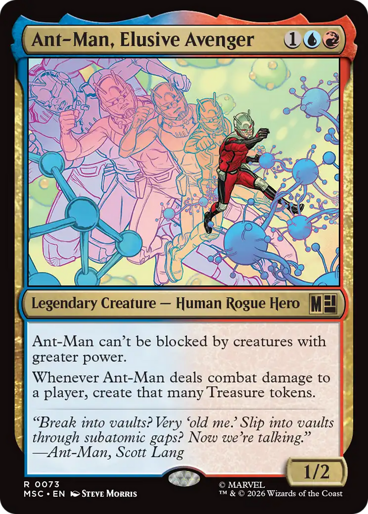 Ant-Man, Elusive Avenger (Surge Foil) [Marvel Super Heroes Commander] | Lots Moore NSW