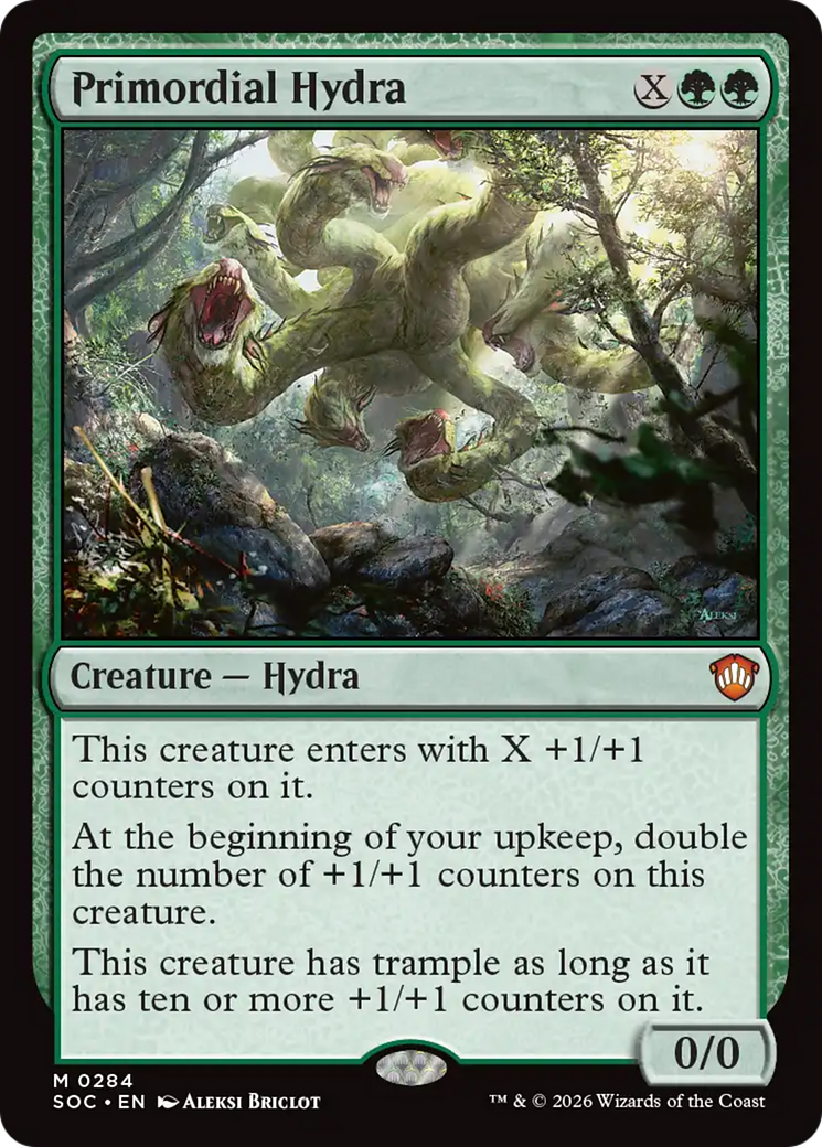 Primordial Hydra [Secrets of Strixhaven Commander] | Lots Moore NSW