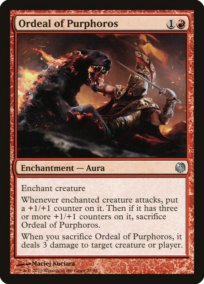 Ordeal of Purphoros [Duel Decks: Heroes vs. Monsters] | Lots Moore NSW