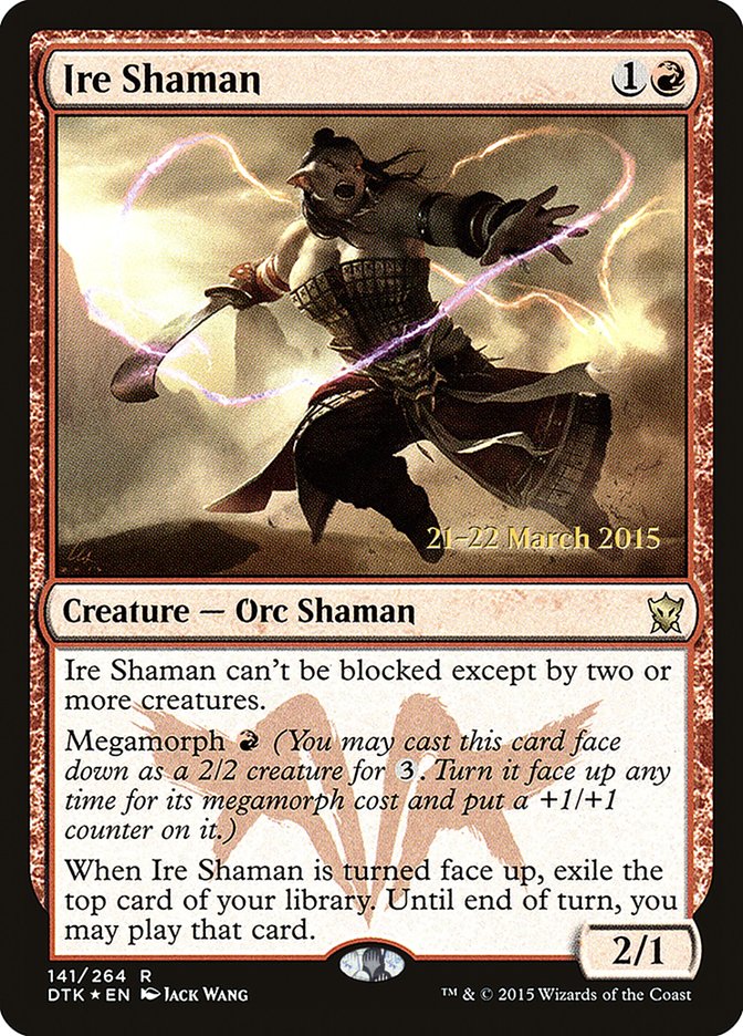Ire Shaman [Dragons of Tarkir Prerelease Promos] | Lots Moore NSW