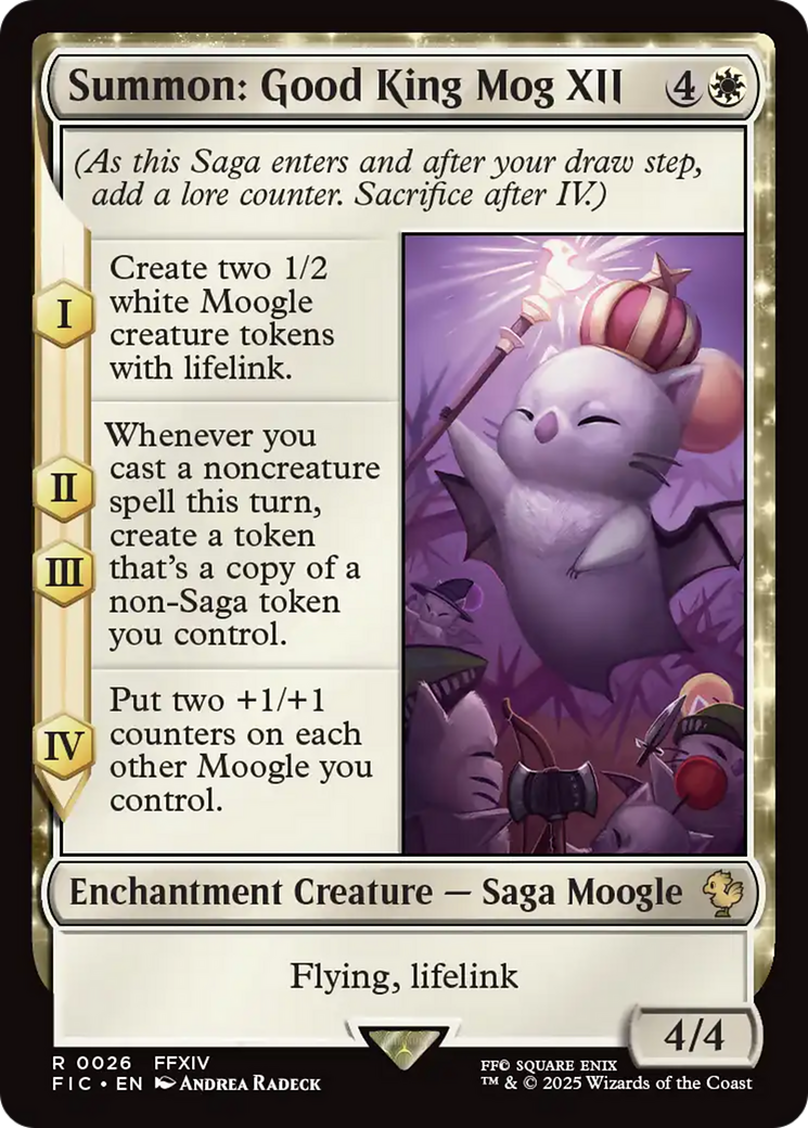 Summon: Good King Mog XII [FINAL FANTASY Commander] | Lots Moore NSW