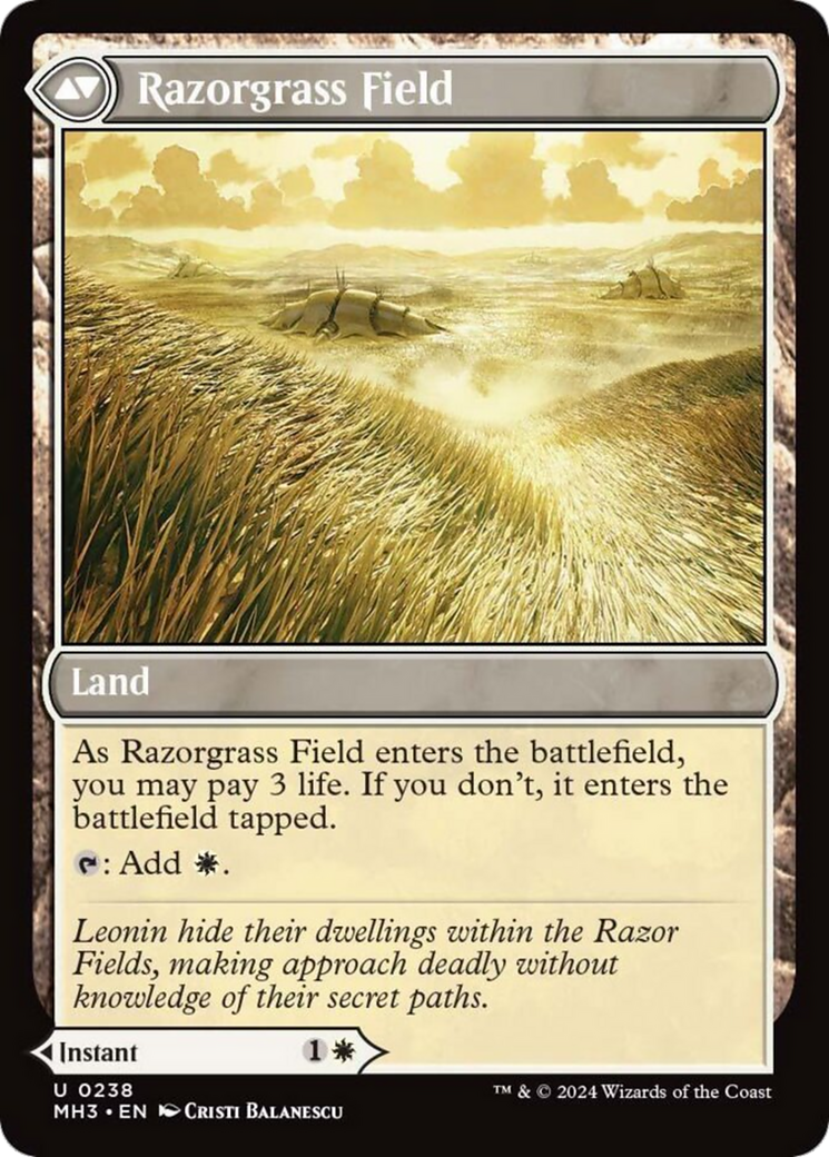 Razorgrass Ambush // Razorgrass Field [Modern Horizons 3] | Lots Moore NSW