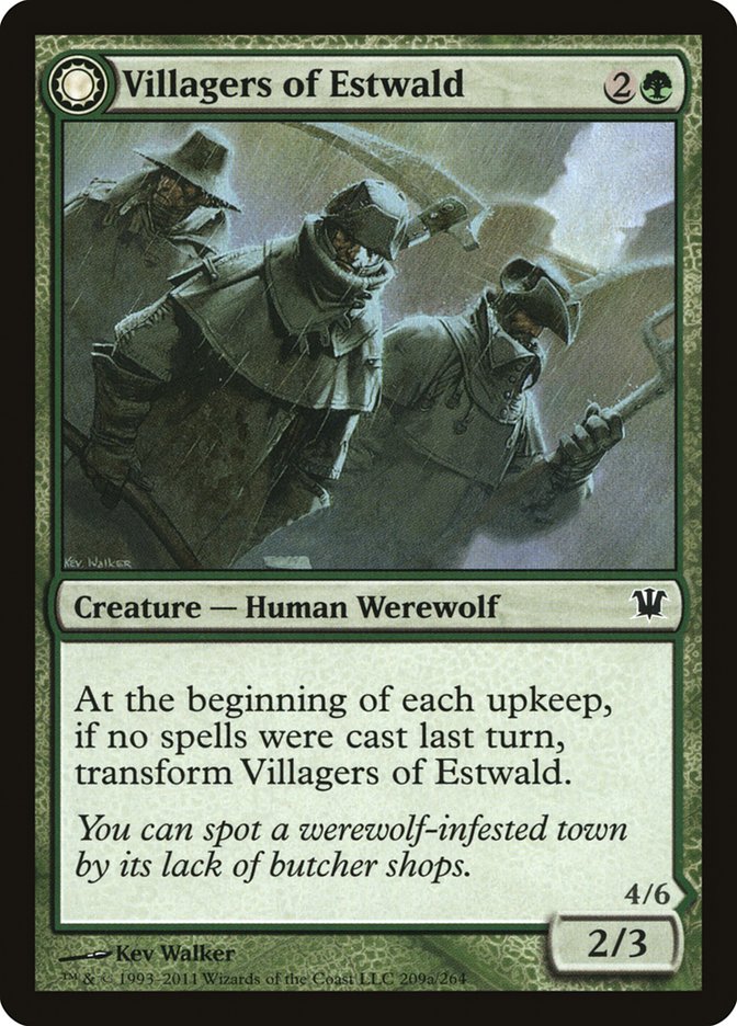 Villagers of Estwald // Howlpack of Estwald [Innistrad] | Lots Moore NSW