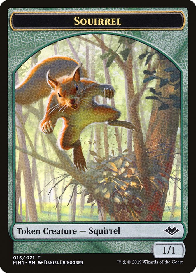 Soldier (004) // Squirrel (015) Double-Sided Token [Modern Horizons Tokens] | Lots Moore NSW