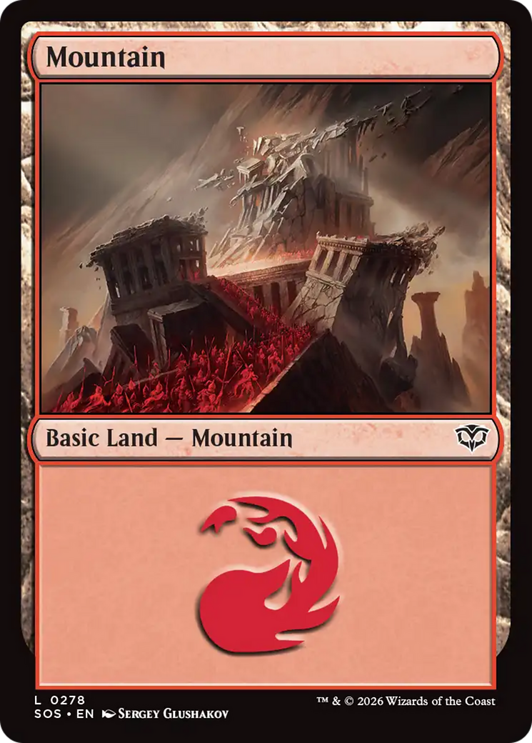 Mountain (0278) [Secrets of Strixhaven] | Lots Moore NSW