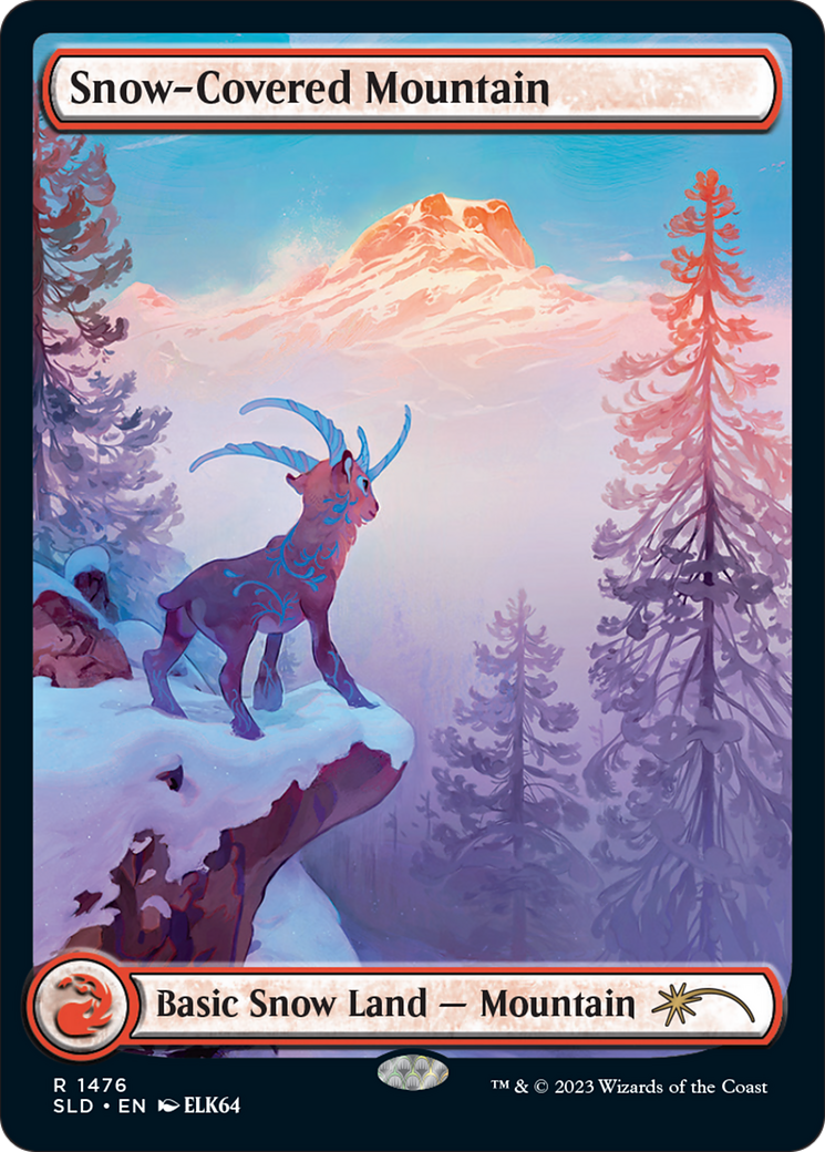 Snow-Covered Mountain (1476) (Rainbow Foil) [Secret Lair Drop Series] | Lots Moore NSW