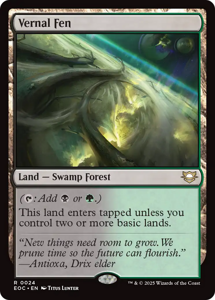 Vernal Fen [Edge of Eternities Commander] | Lots Moore NSW