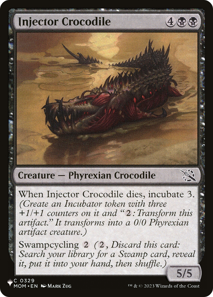 Injector Crocodile [The List Reprints] | Lots Moore NSW