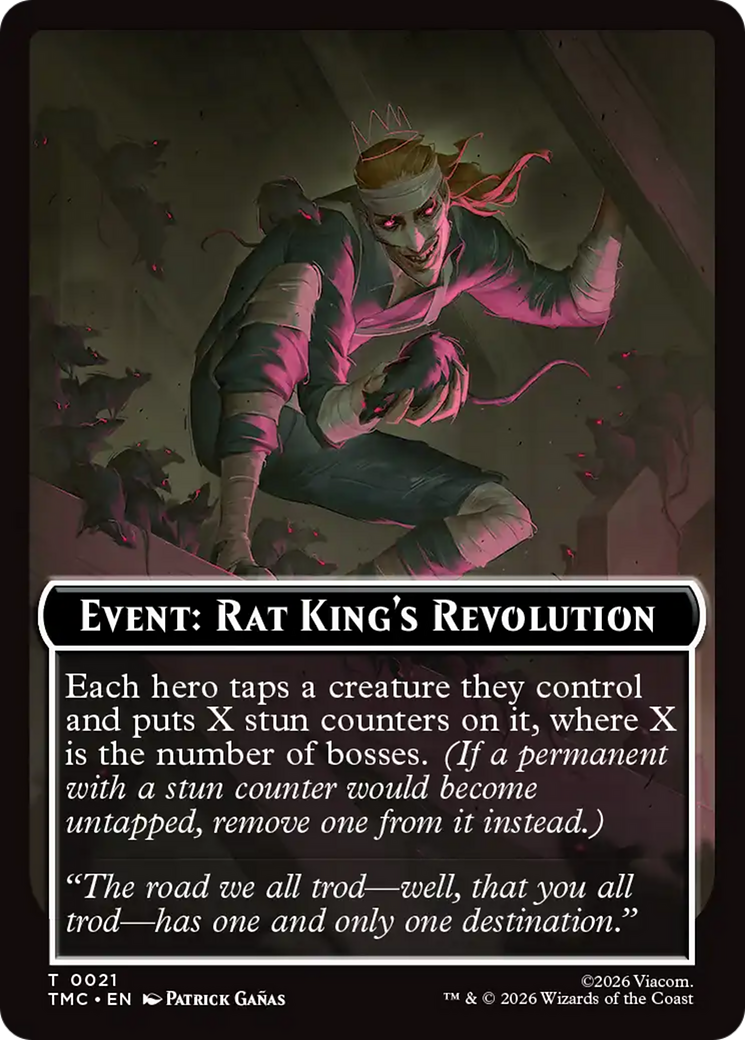 Event: Rat King's Revolution [Teenage Mutant Ninja Turtles Commander Tokens] | Lots Moore NSW