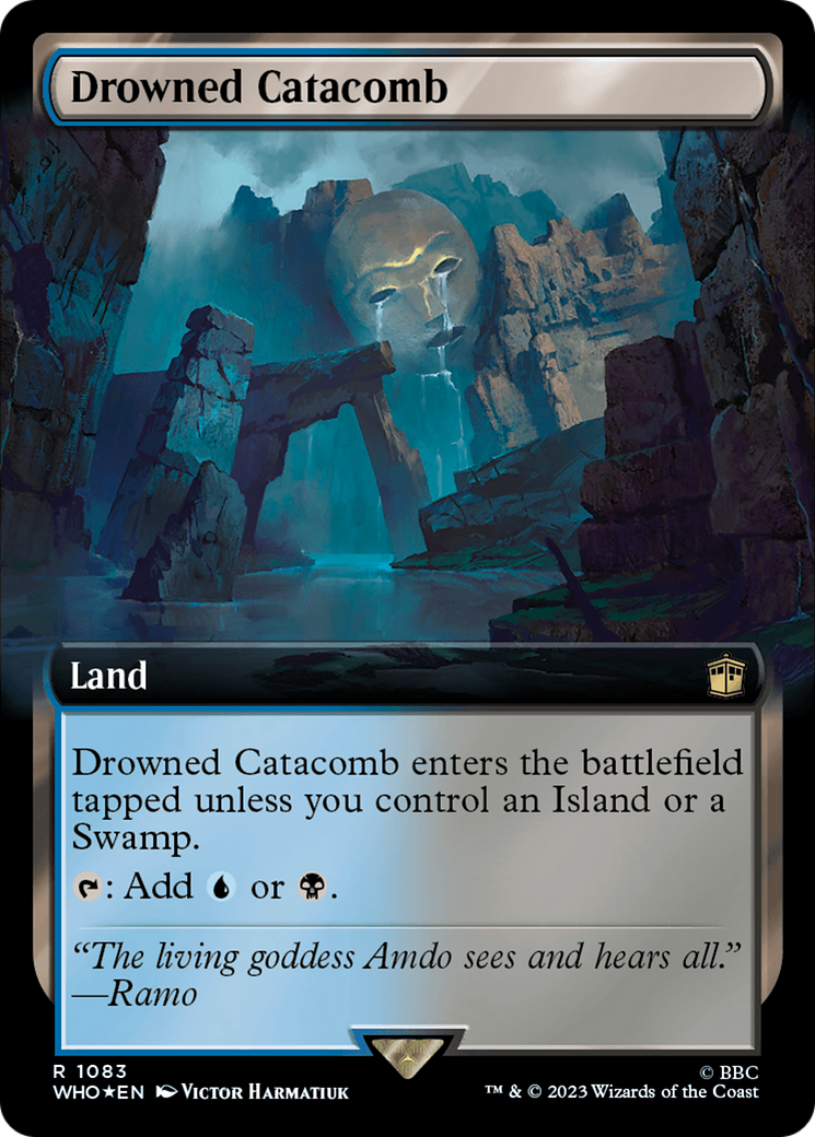 Drowned Catacomb (Extended Art) (Surge Foil) [Doctor Who] | Lots Moore NSW