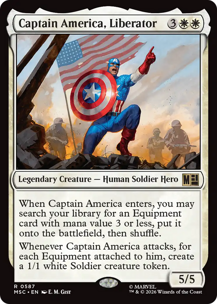 Captain America, Liberator [Marvel Super Heroes Commander] | Lots Moore NSW