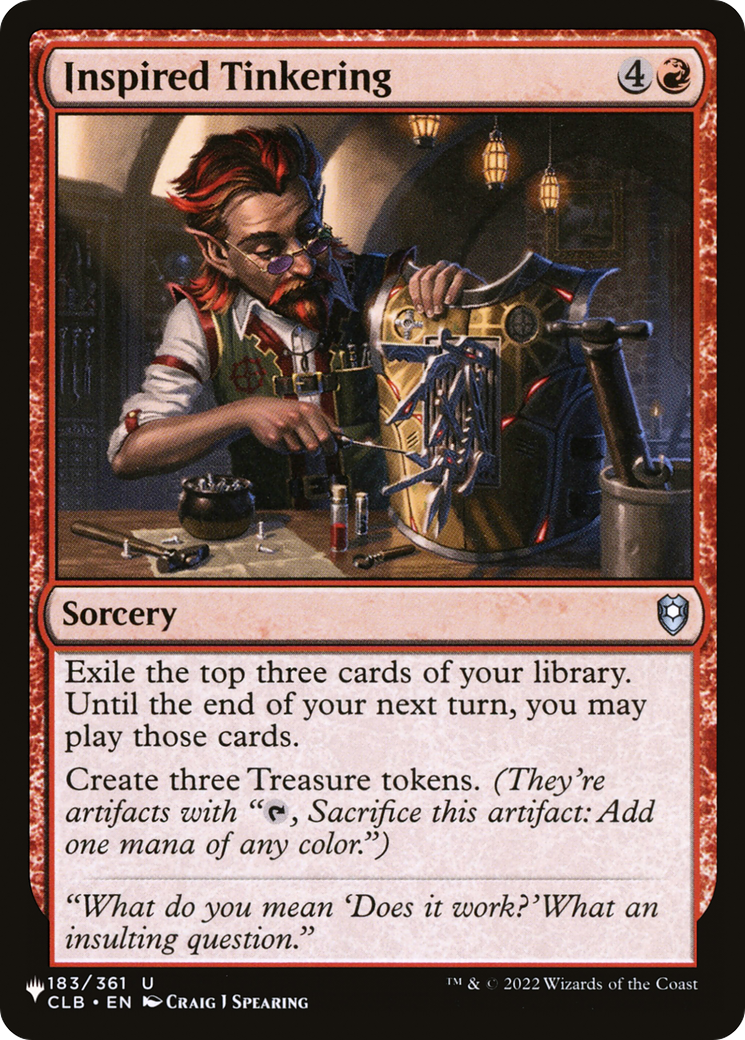 Inspired Tinkering [The List] | Lots Moore NSW