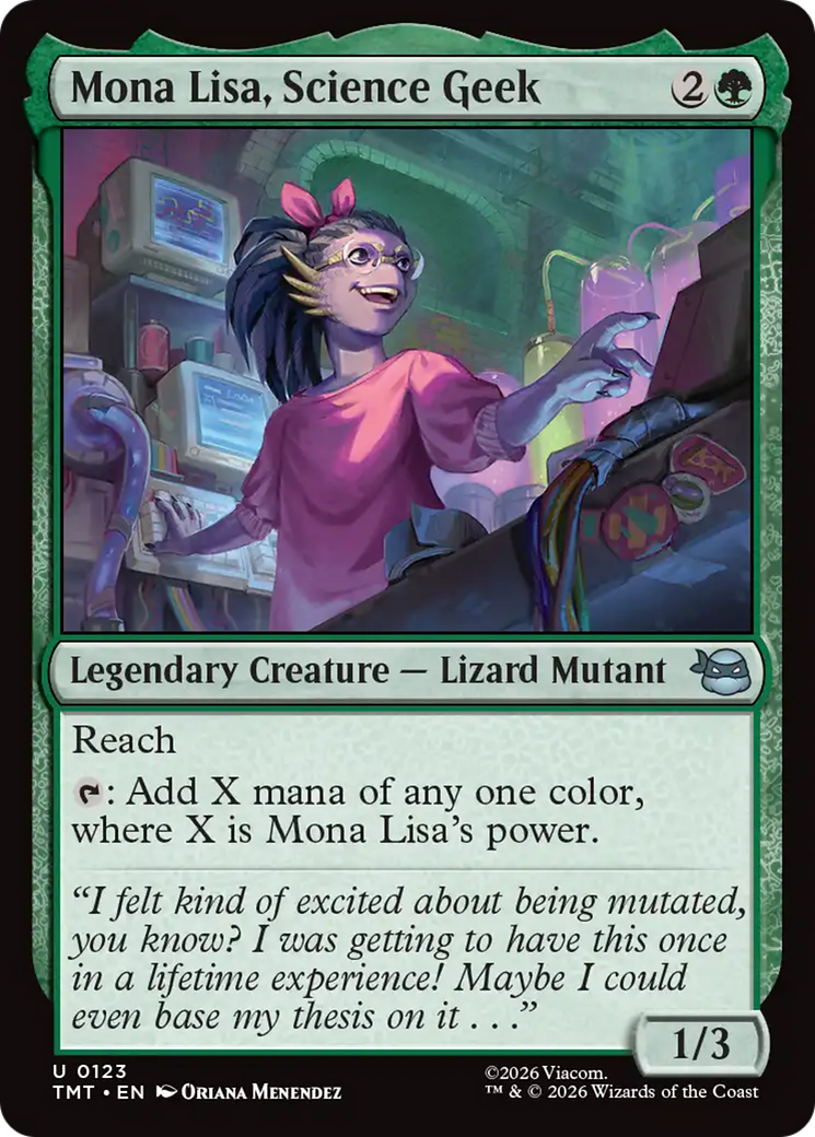 Mona Lisa, Science Geek [Teenage Mutant Ninja Turtles] | Lots Moore NSW