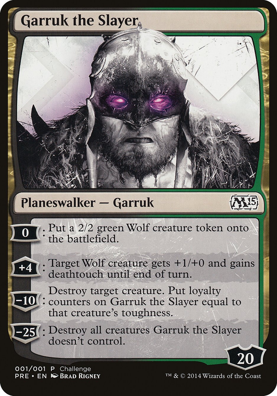 Garruk the Slayer (Prerelease Challenge) [Magic 2015 Prerelease Promos] | Lots Moore NSW