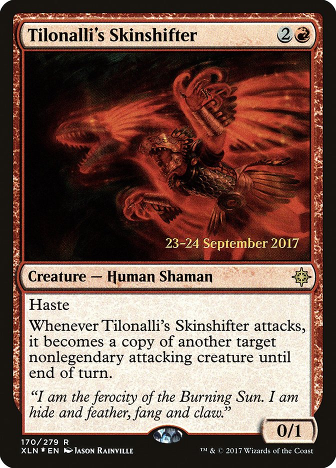 Tilonalli's Skinshifter [Ixalan Prerelease Promos] | Lots Moore NSW