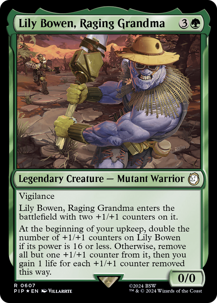 Lily Bowen, Raging Grandma (Surge Foil) [Fallout] | Lots Moore NSW