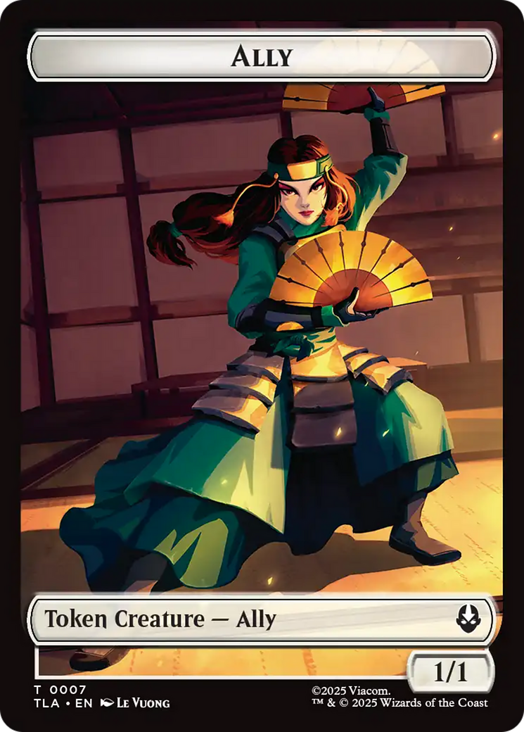 Food (0020) // Ally (0007) Double-Sided Token [Avatar: The Last Airbender Tokens] | Lots Moore NSW