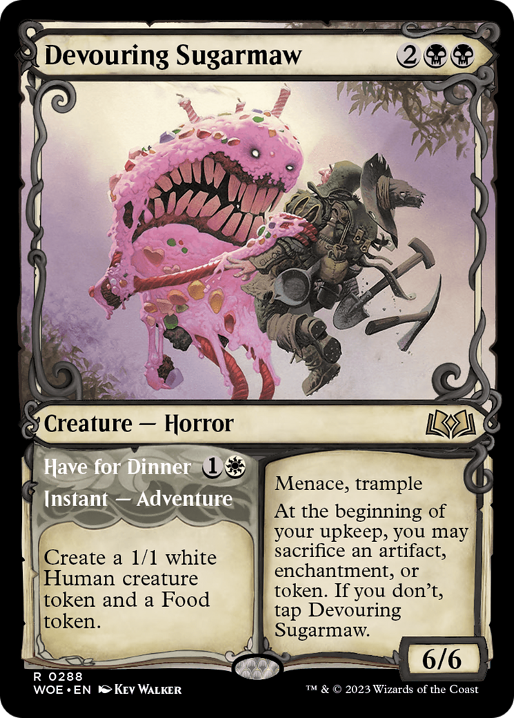 Devouring Sugarmaw // Have For Dinner (Showcase) [Wilds of Eldraine] | Lots Moore NSW