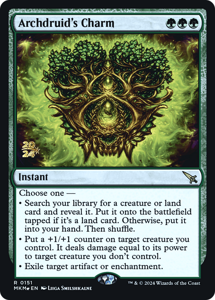 Archdruid's Charm [Murders at Karlov Manor Prerelease Promos] | Lots Moore NSW