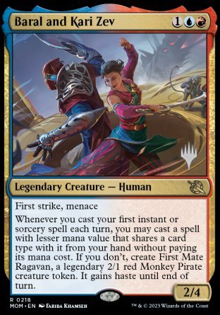 Baral and Kari Zev (Promo Pack) [March of the Machine Promos] | Lots Moore NSW