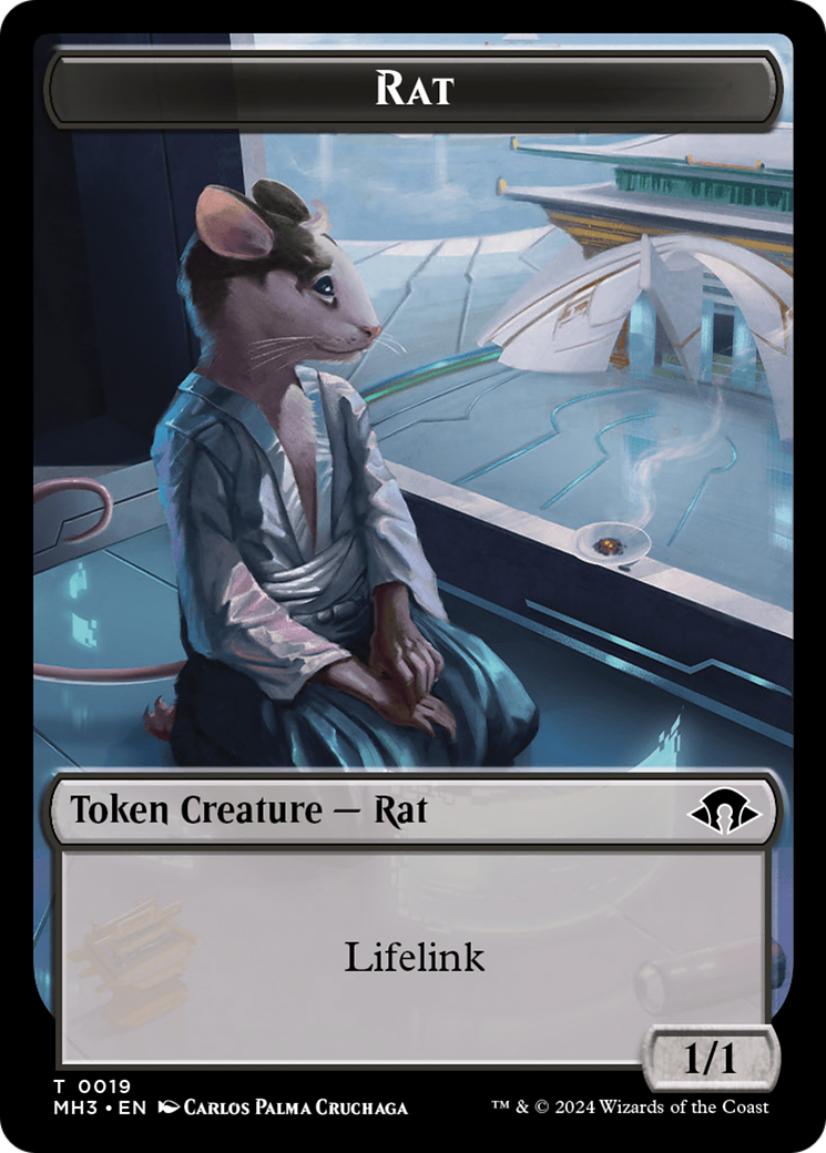 Eldrazi Spawn // Rat Double-Sided Token [Modern Horizons 3 Tokens] | Lots Moore NSW