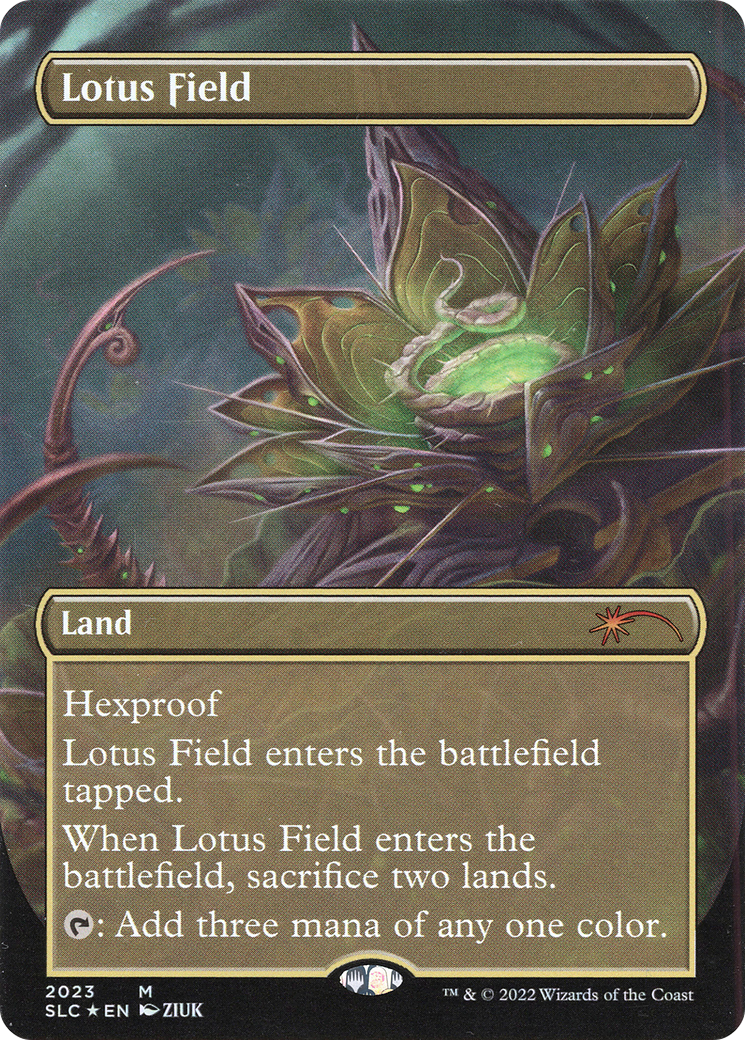 Lotus Field (Borderless) [Secret Lair Countdown Kit] | Lots Moore NSW
