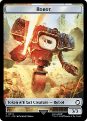 Robot // Treasure (0018) Double-Sided Token [Fallout Tokens] | Lots Moore NSW