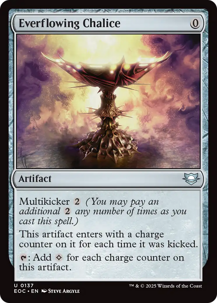 Everflowing Chalice [Edge of Eternities Commander] | Lots Moore NSW
