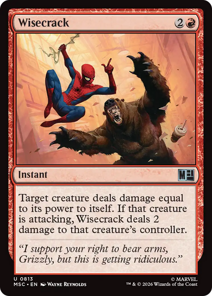 Wisecrack [Marvel Super Heroes Commander] | Lots Moore NSW