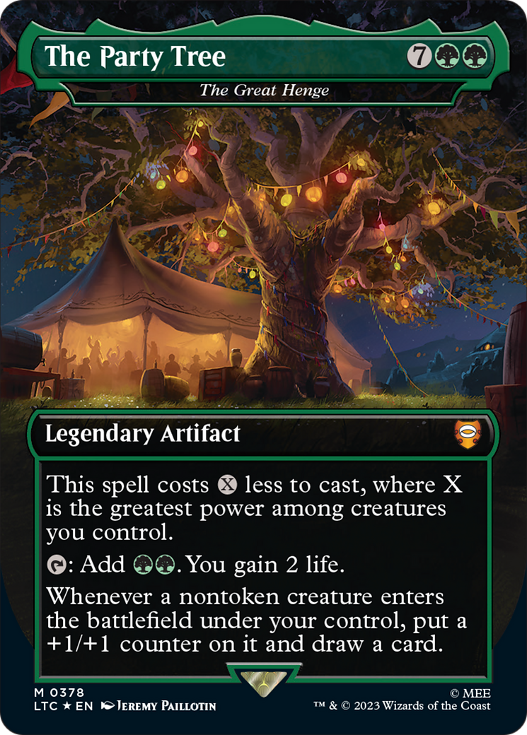 The Party Tree - The Great Henge (Surge Foil Realms and Relics) [The Lord of the Rings: Tales of Middle-Earth Commander] | Lots Moore NSW