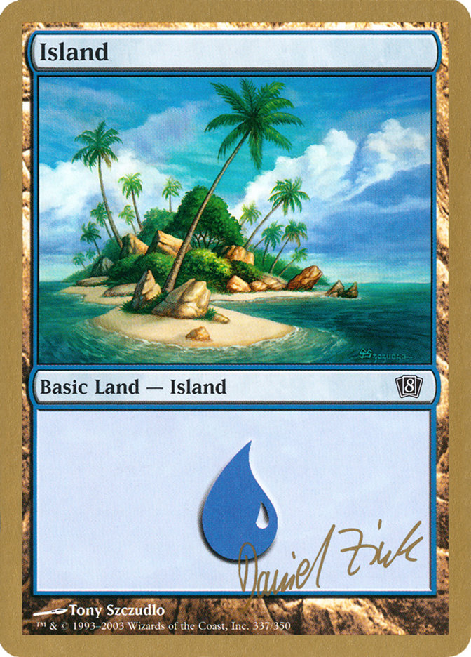 Island (dz337) (Daniel Zink) [World Championship Decks 2003] | Lots Moore NSW